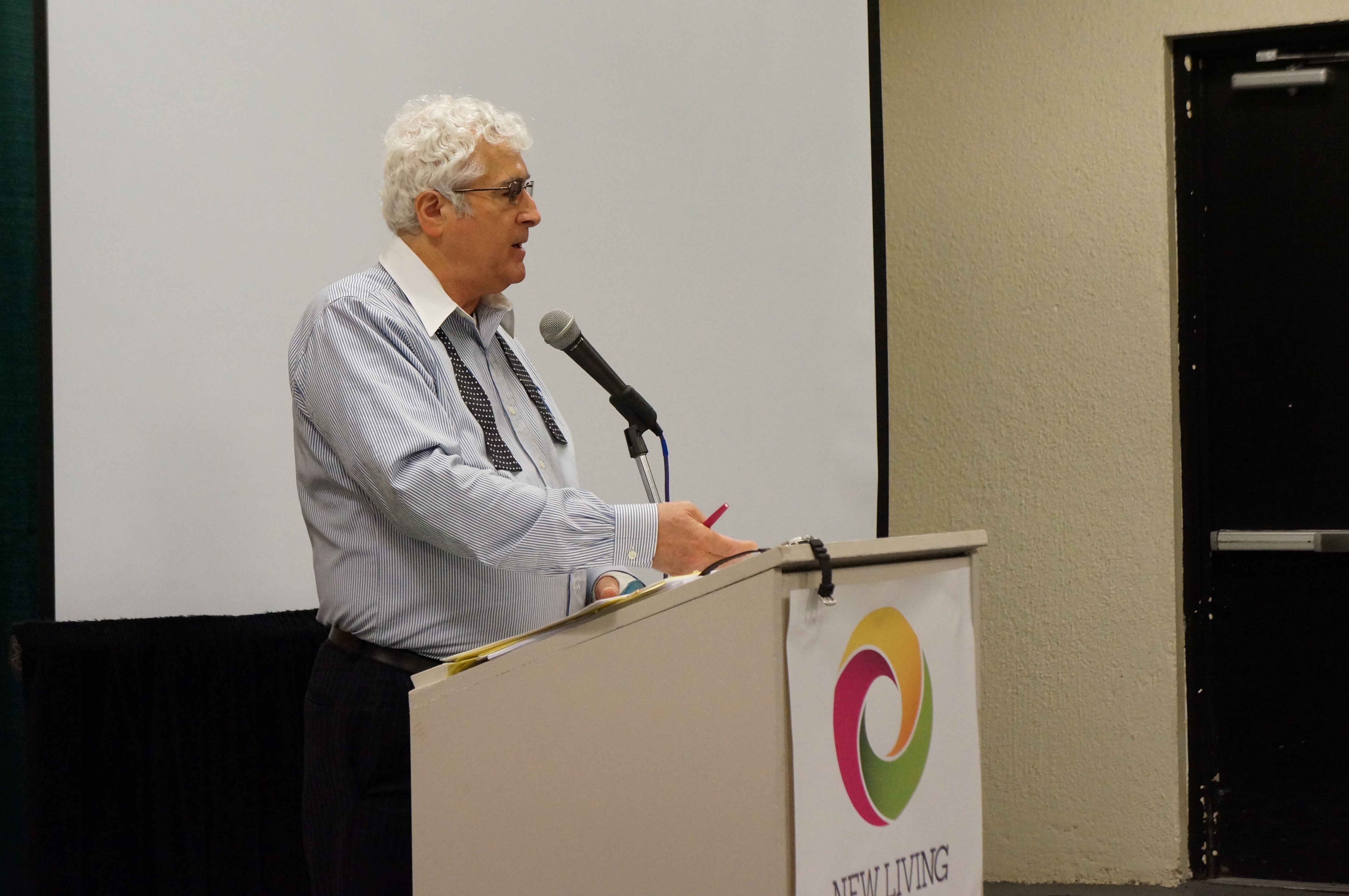 Danny Sheehan giving a talk